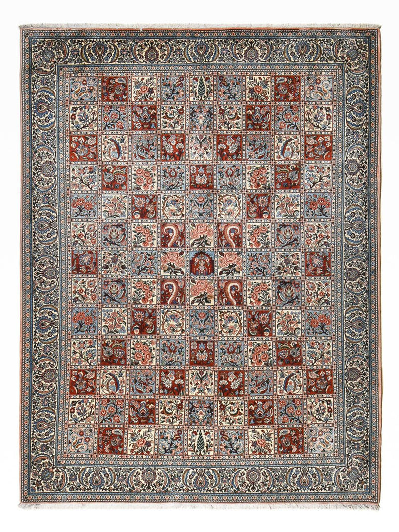 Alfombra persa - Nómada - 348 x 258 cm - azul claro