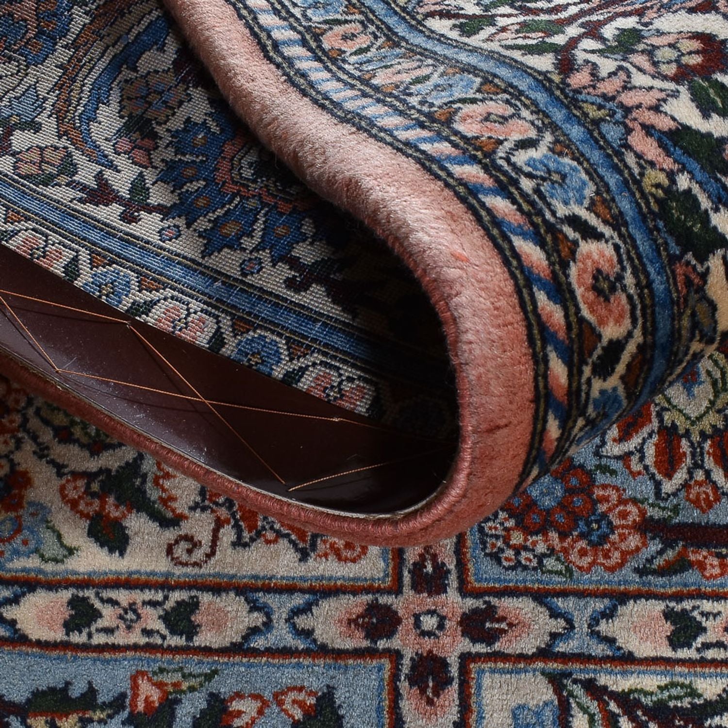 Alfombra persa - Nómada - 348 x 258 cm - azul claro