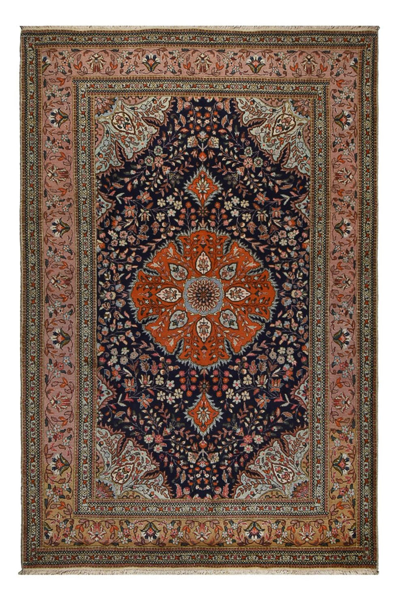 Alfombra persa - Clásica - 307 x 205 cm - azul oscuro
