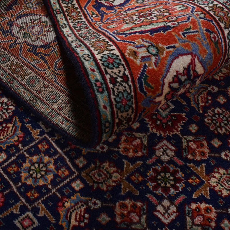 Alfombra persa - Tabriz - 289 x 198 cm - azul oscuro