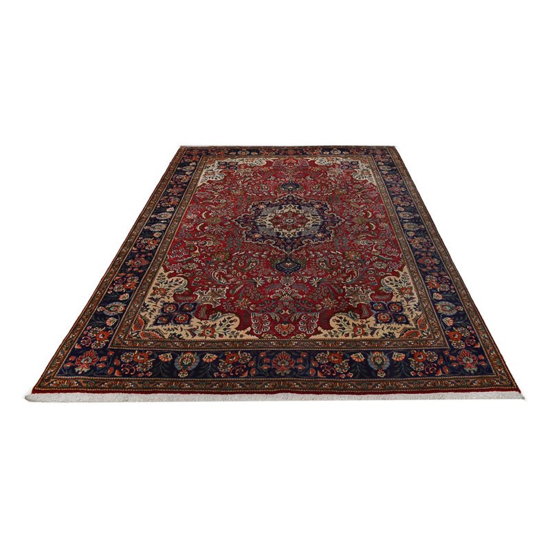 Alfombra persa - Tabriz - 290 x 203 cm - rojo burdeos