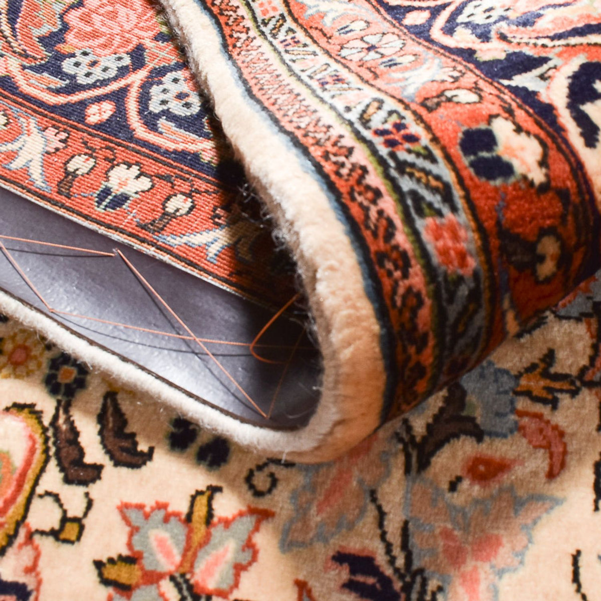 Alfombra persa - Bidjar - 292 x 179 cm - beige claro