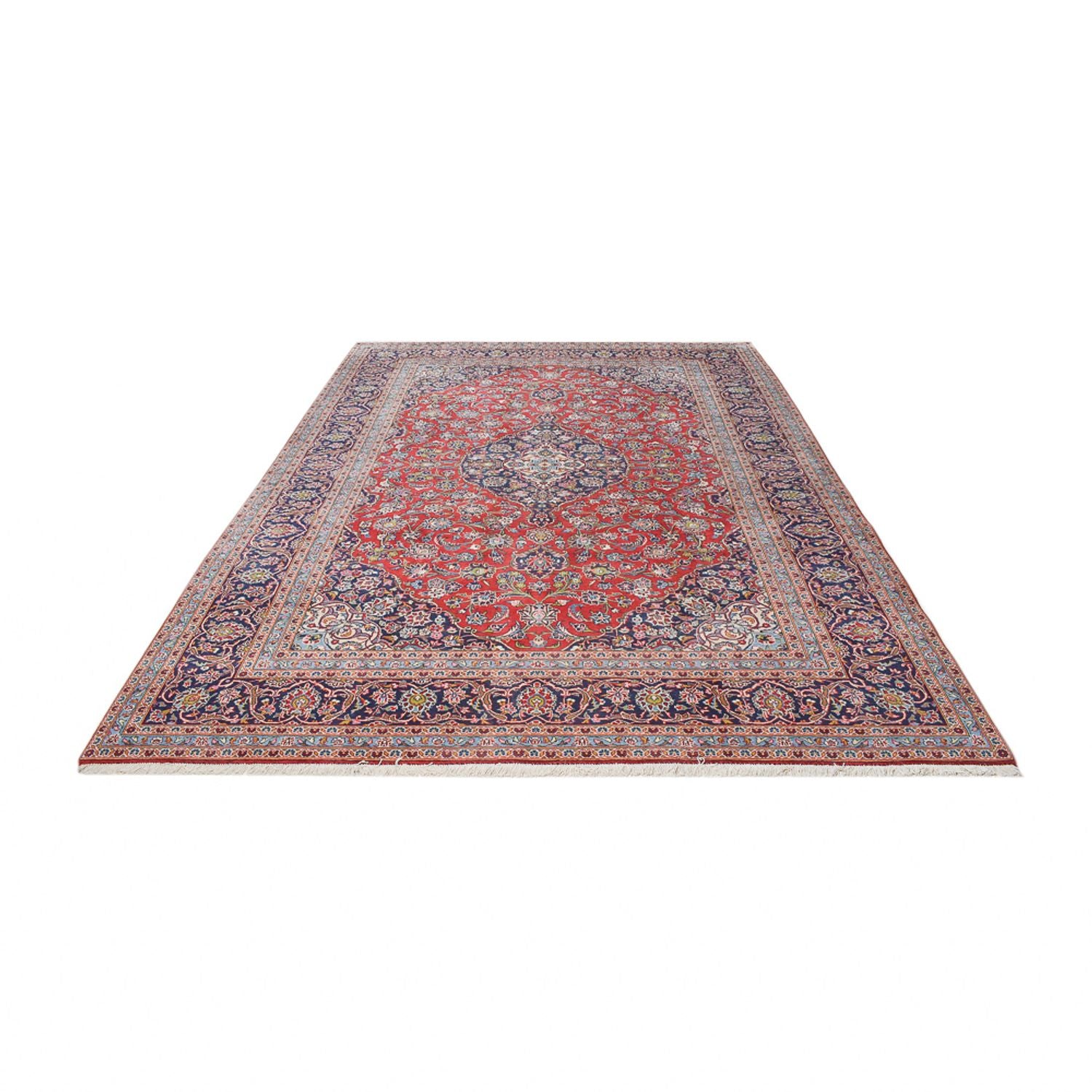 Alfombra persa - Keshan - 342 x 248 cm - rojo