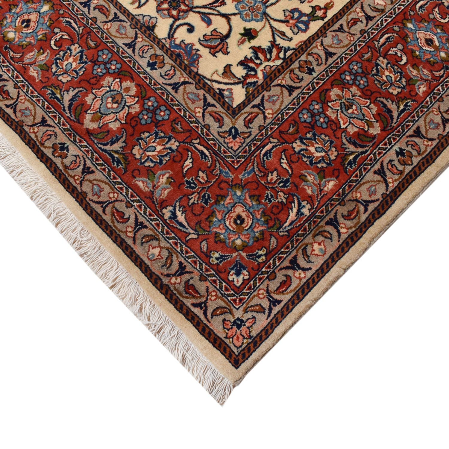 Alfombra persa - Real - 307 x 218 cm - beige claro