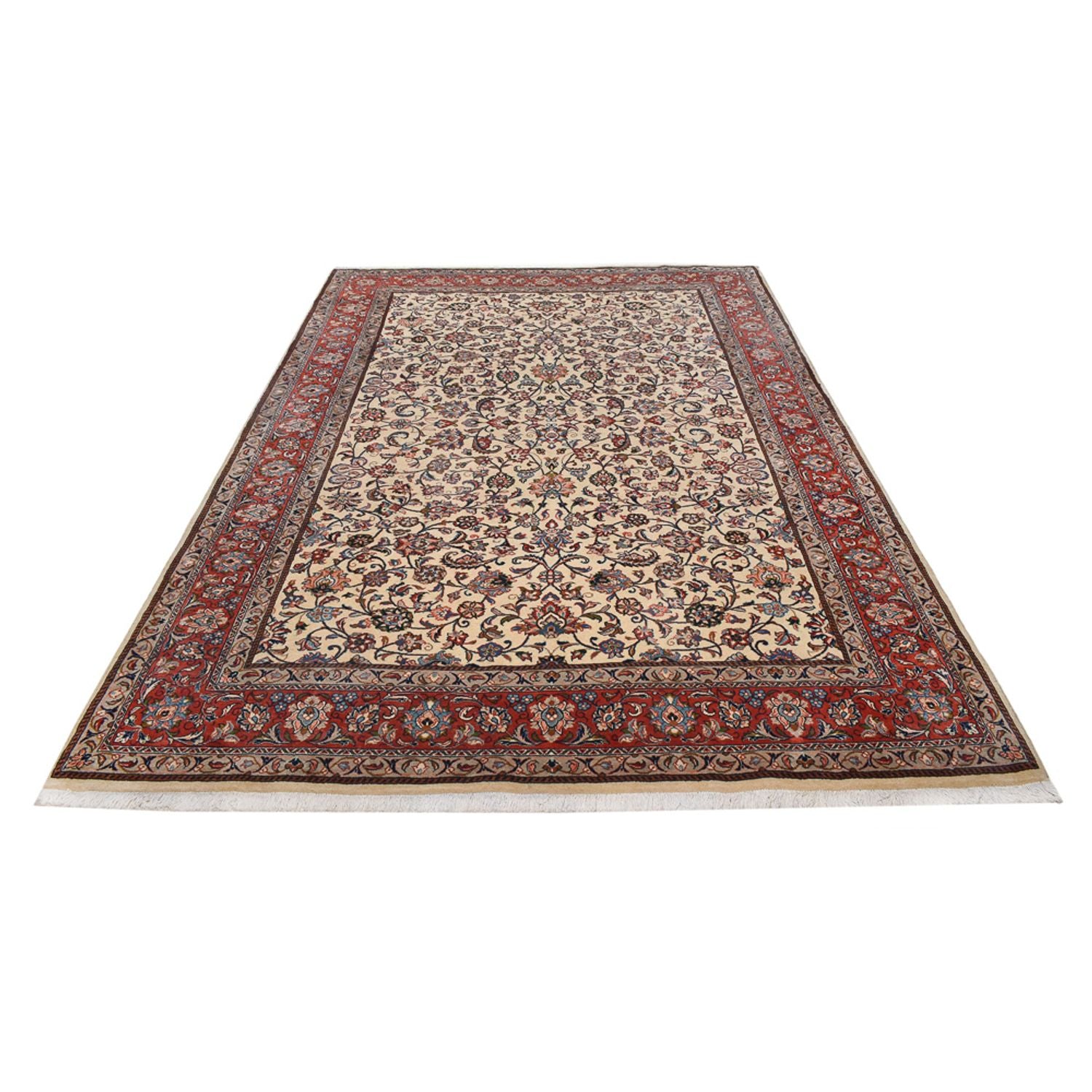 Alfombra persa - Real - 307 x 218 cm - beige claro