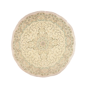 Alfombra Persa - Tabriz - Prima redondo  - 200 x 200 cm - arena
