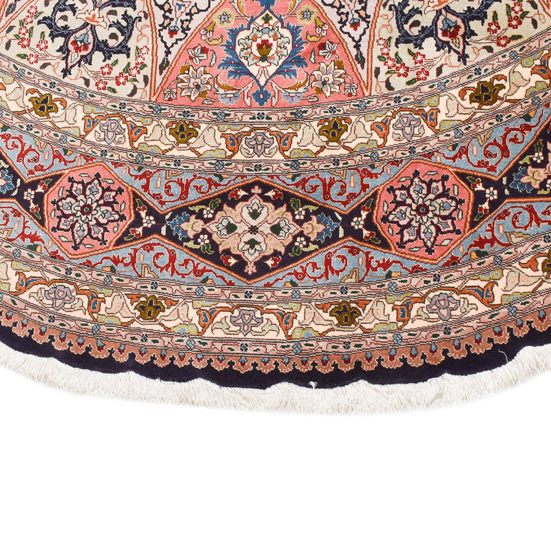 Alfombra Persa - Tabriz - Real redondo  - 250 x 250 cm - multicolor