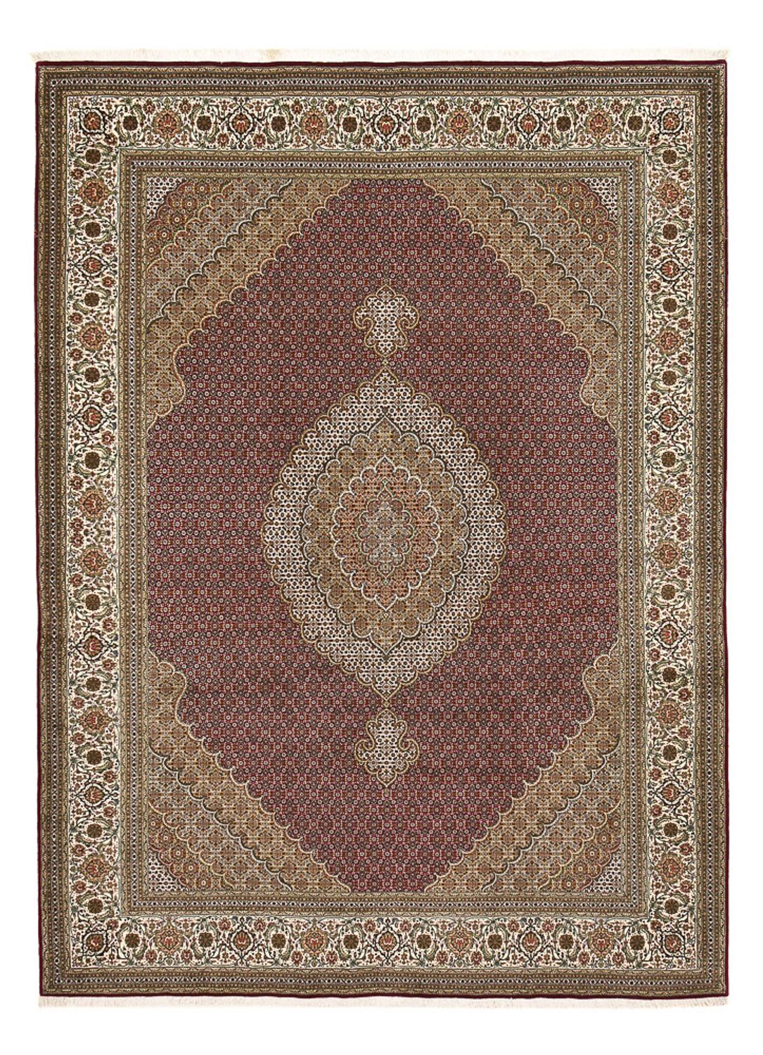 Alfombra Persa - Tabriz - Real - 346 x 255 cm - óxido