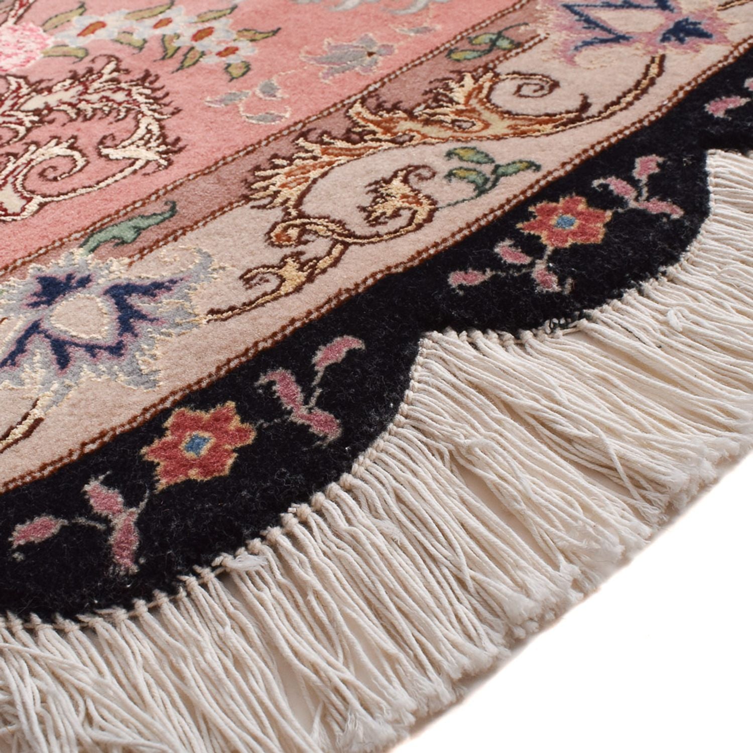 Alfombra Persa - Tabriz - Prima redondo  - 250 x 250 cm - azul oscuro