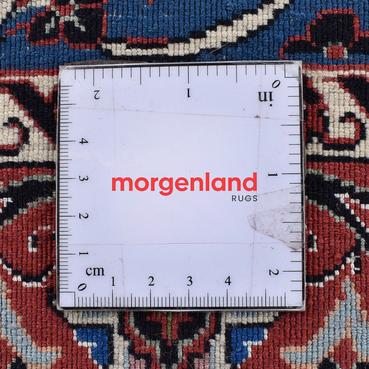 Alfombra persa - Bidjar - 402 x 307 cm - azul oscuro