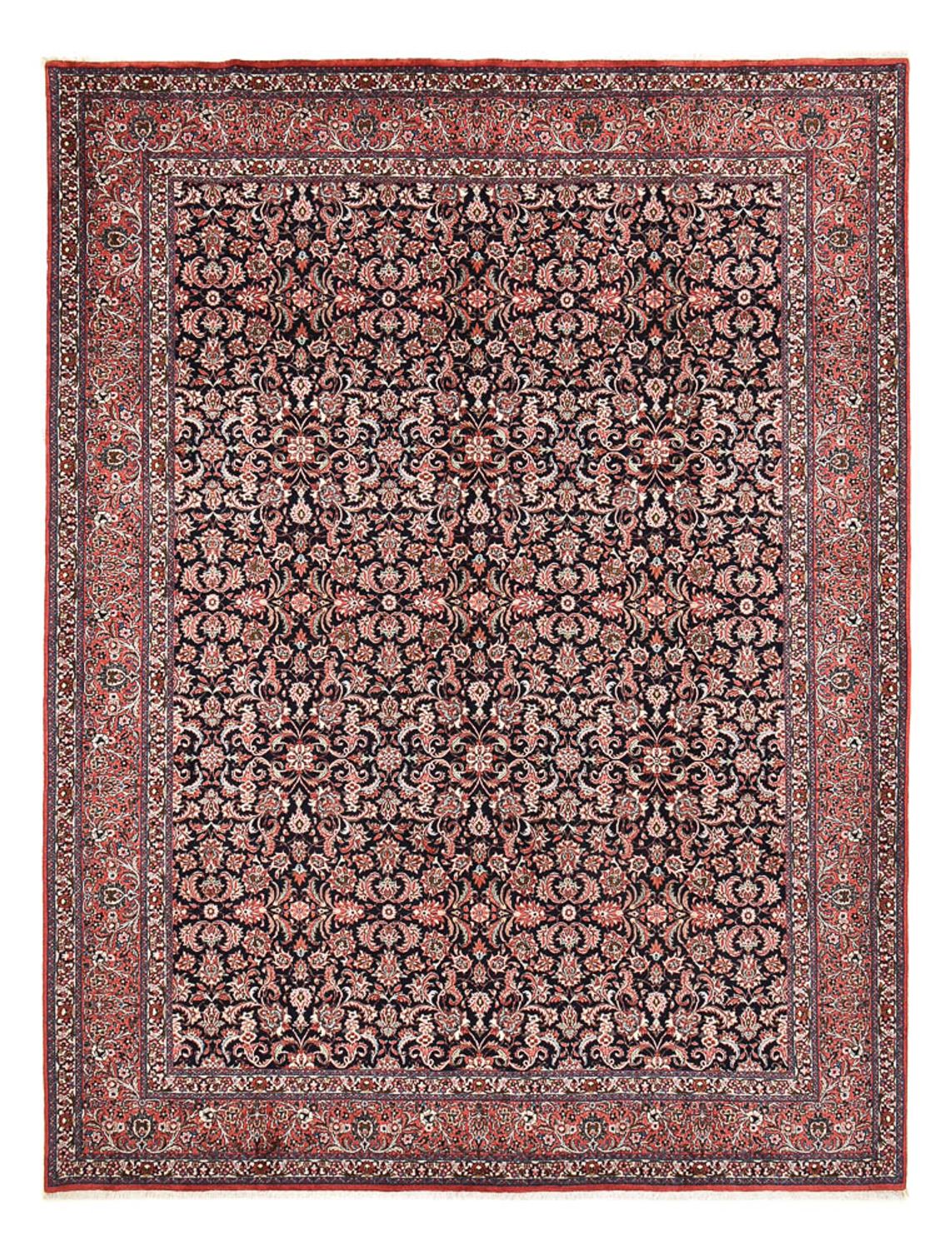 Alfombra persa - Bidjar - 392 x 303 cm - rojo claro