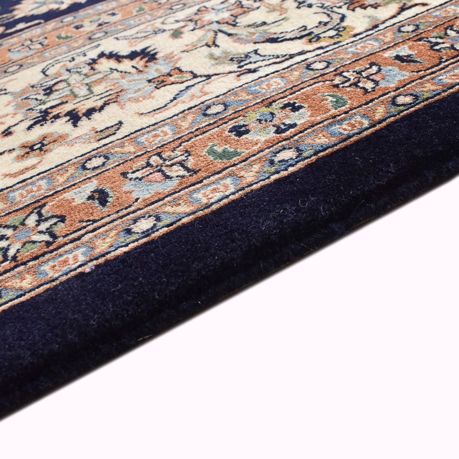 Alfombra persa - Clásica - Real - 333 x 248 cm - azul oscuro
