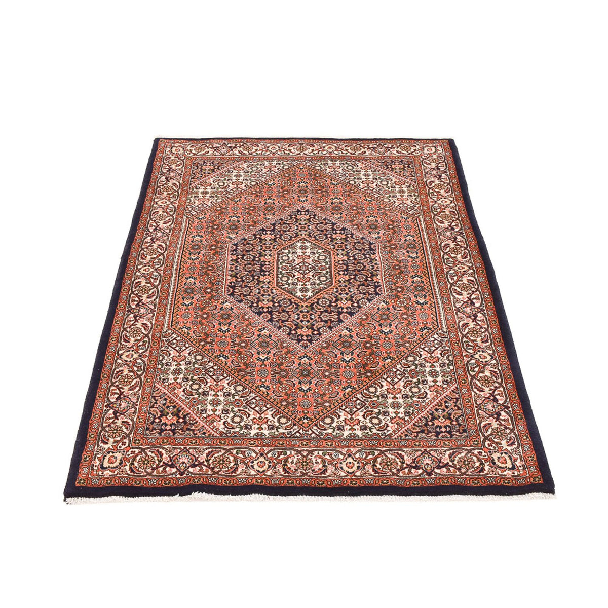 Alfombra persa - Bidjar - 162 x 113 cm - óxido
