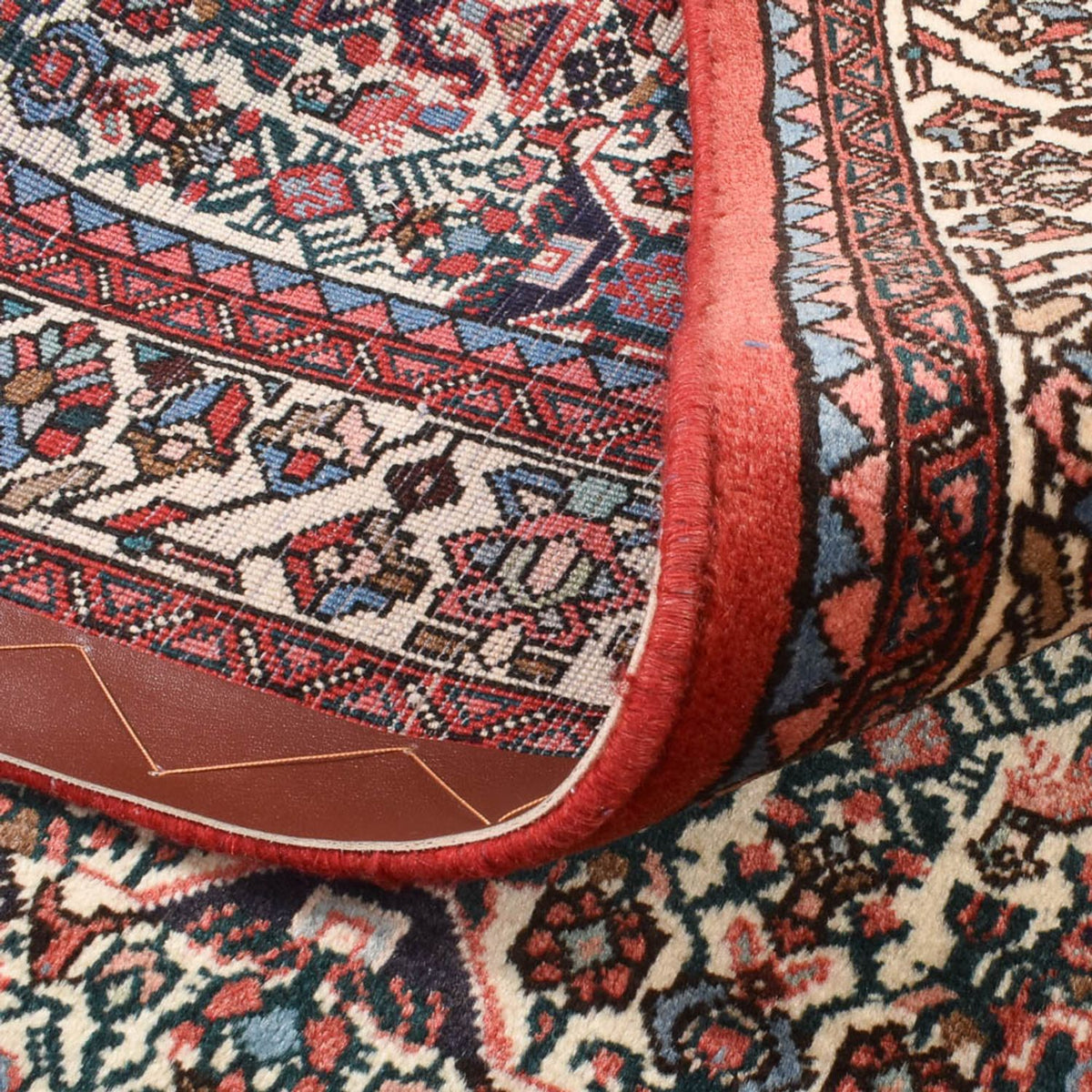 Alfombra persa - Nómada - 203 x 158 cm - óxido