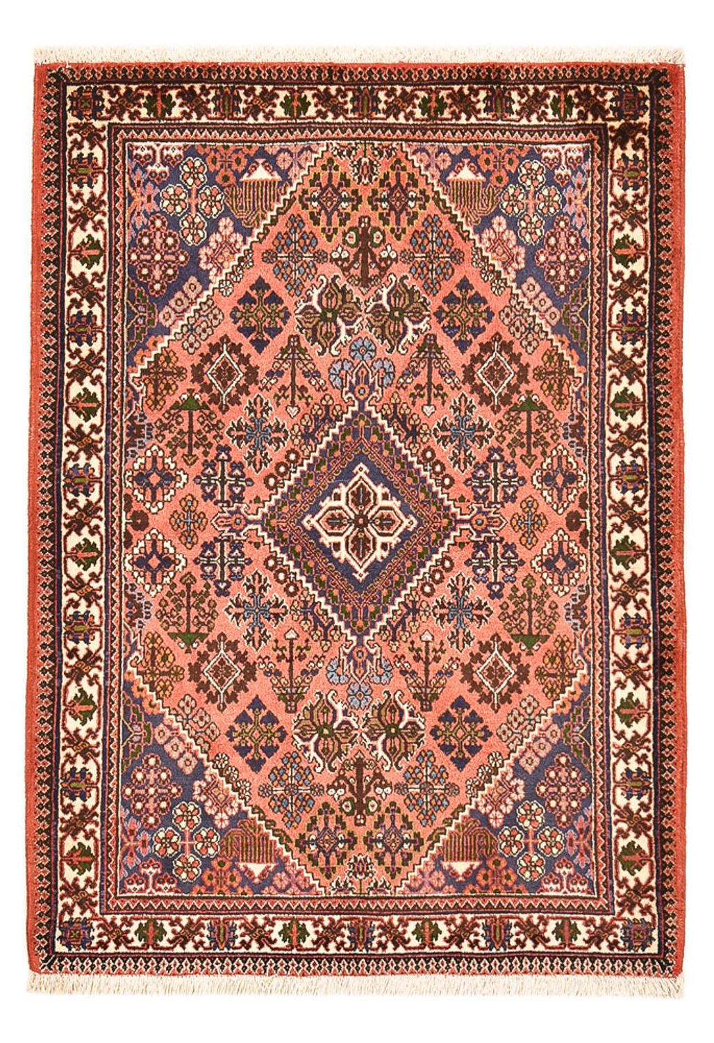 Alfombra persa - Nómada - 160 x 115 cm - rojo claro