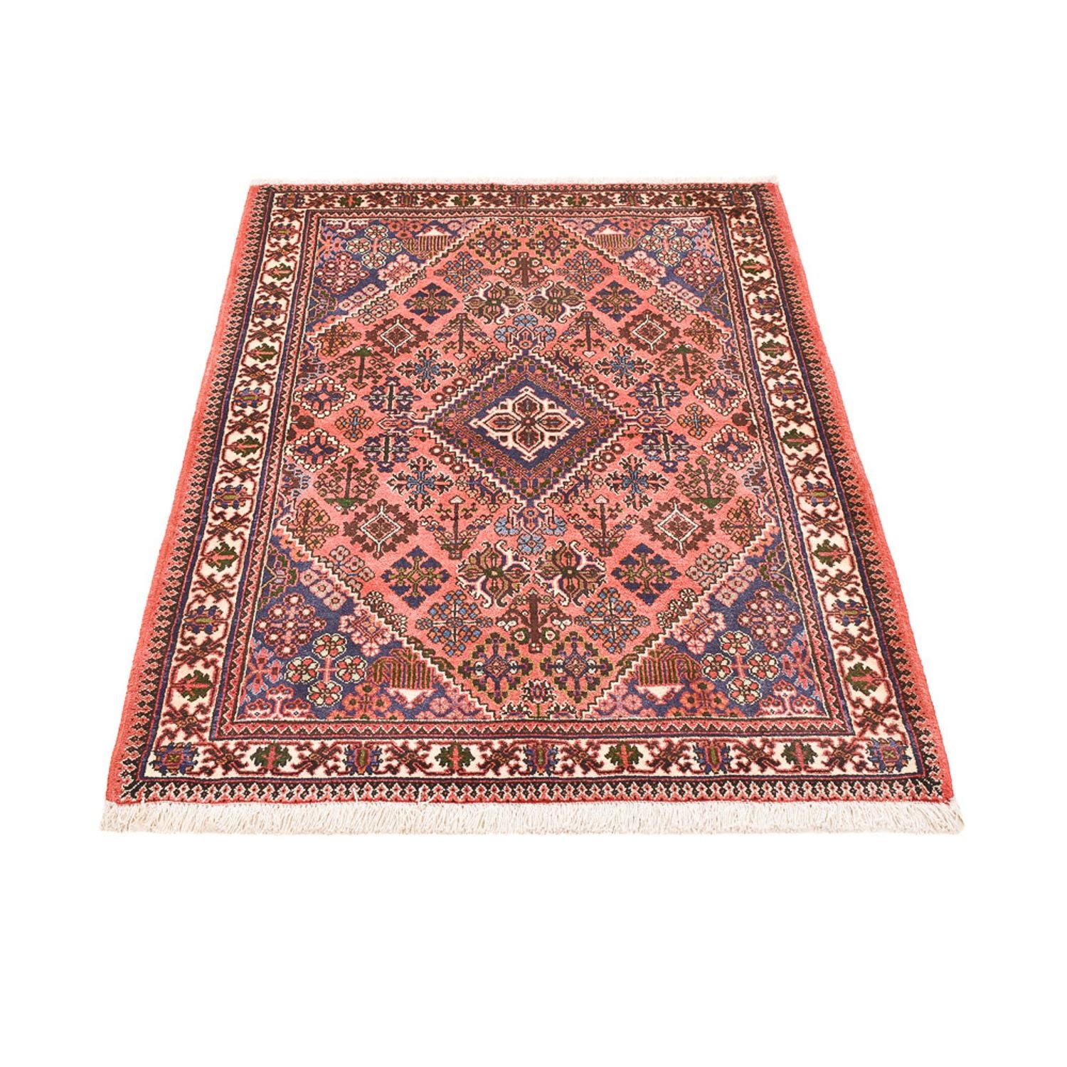 Alfombra persa - Nómada - 160 x 115 cm - rojo claro
