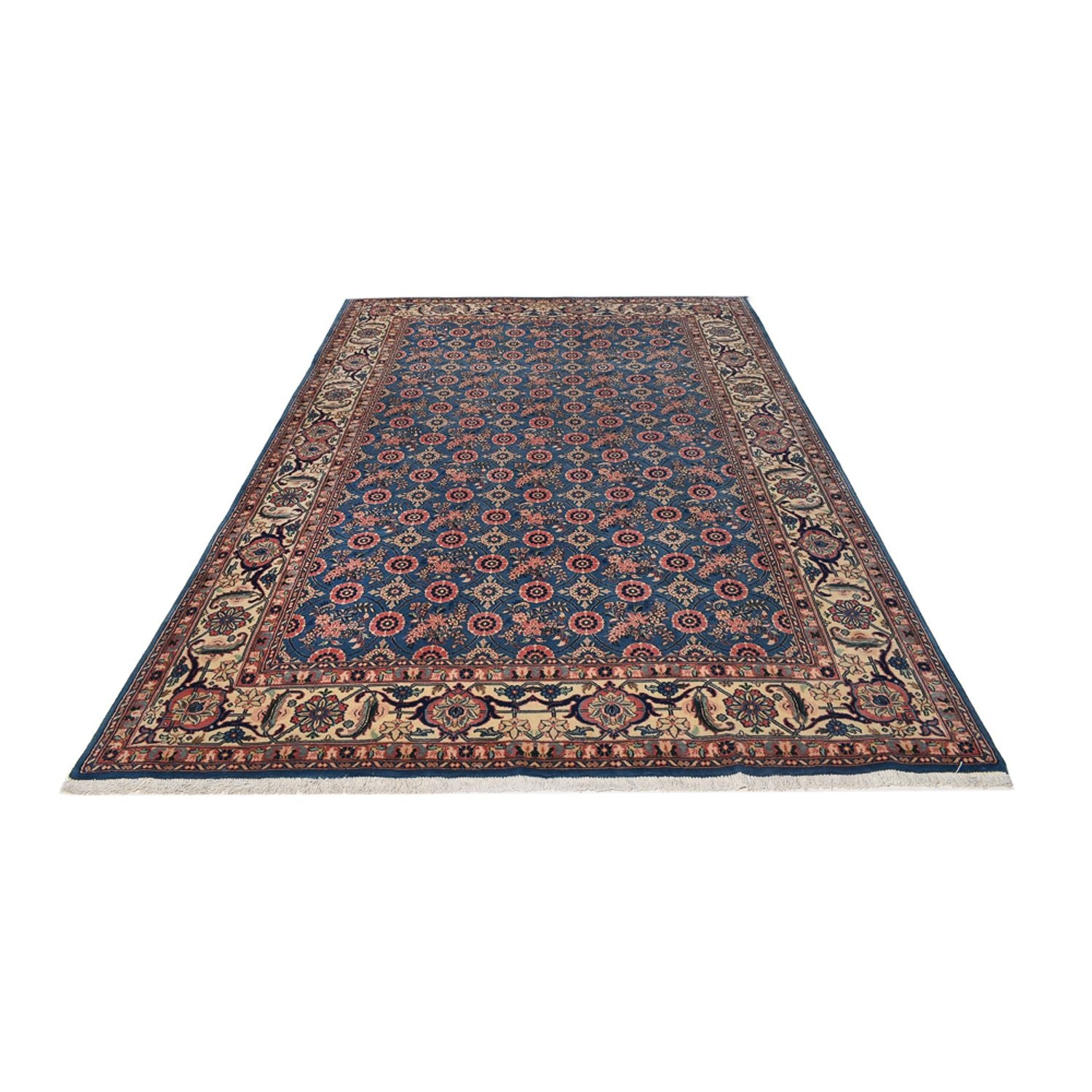 Alfombra persa - Nómada - 286 x 198 cm - azul