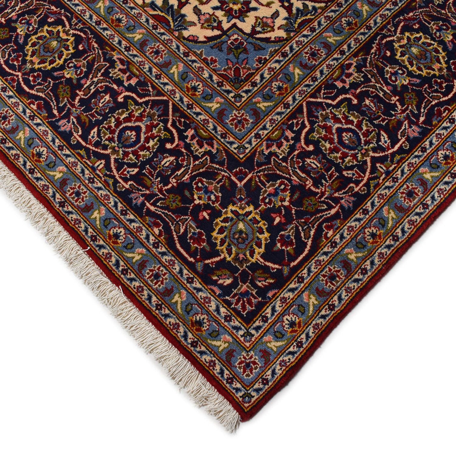 Alfombra persa - Keshan - 320 x 208 cm - rojo