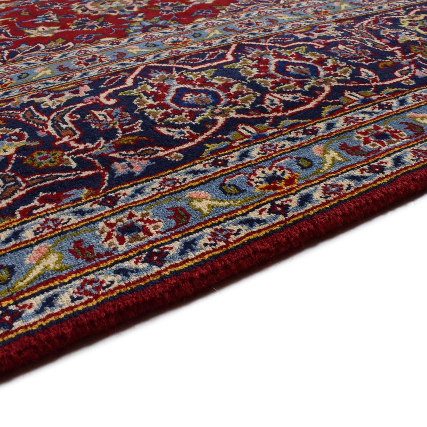 Alfombra persa - Keshan - 320 x 208 cm - rojo
