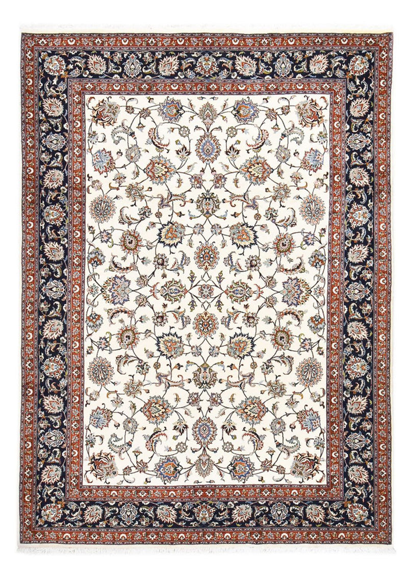 Alfombra persa - Clásica - Real - 340 x 245 cm - crema