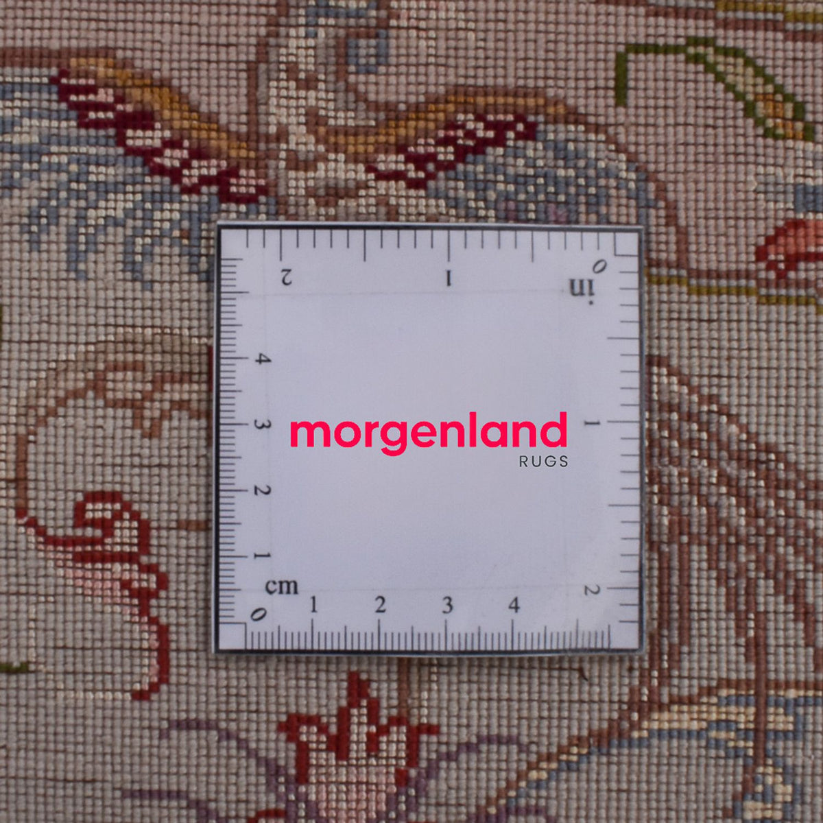 Alfombra Persa - Tabriz - Real redondo  - 245 x 245 cm - rojo