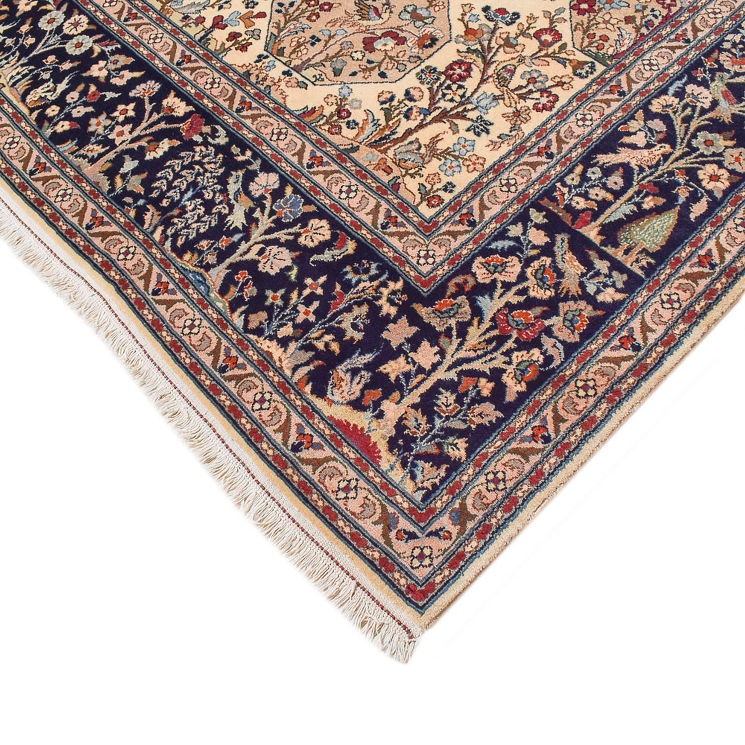 Alfombra persa - Keshan - 355 x 245 cm - arena