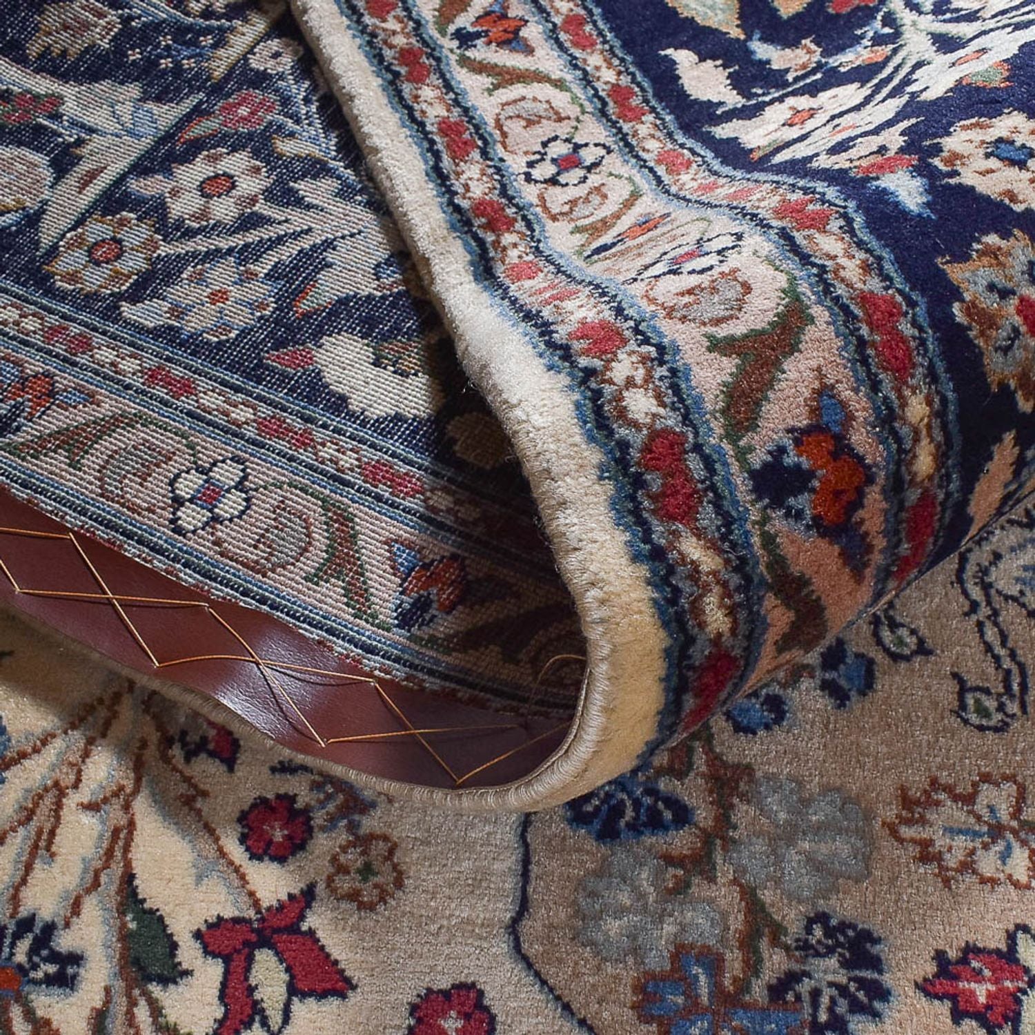 Alfombra persa - Keshan - 355 x 245 cm - arena