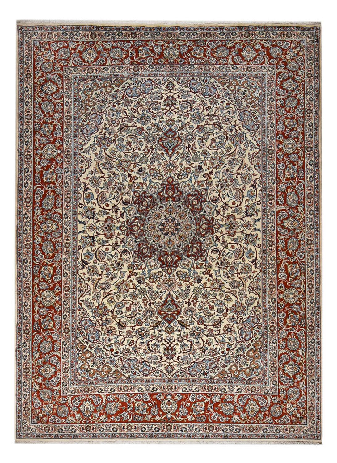 Alfombra persa - Keshan - 356 x 259 cm - óxido