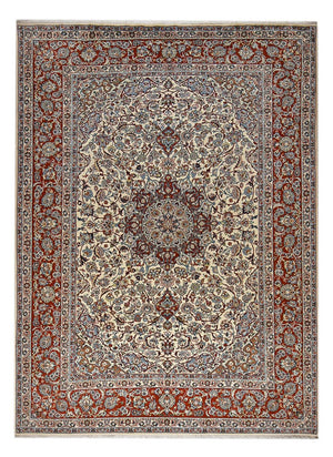 Alfombra persa - Keshan - 356 x 259 cm - óxido