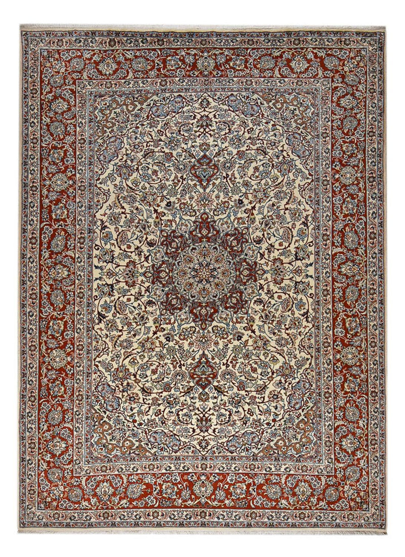 Alfombra persa - Keshan - 356 x 259 cm - óxido