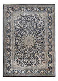 Alfombra persa - Clásica - 346 x 248 cm - azul oscuro