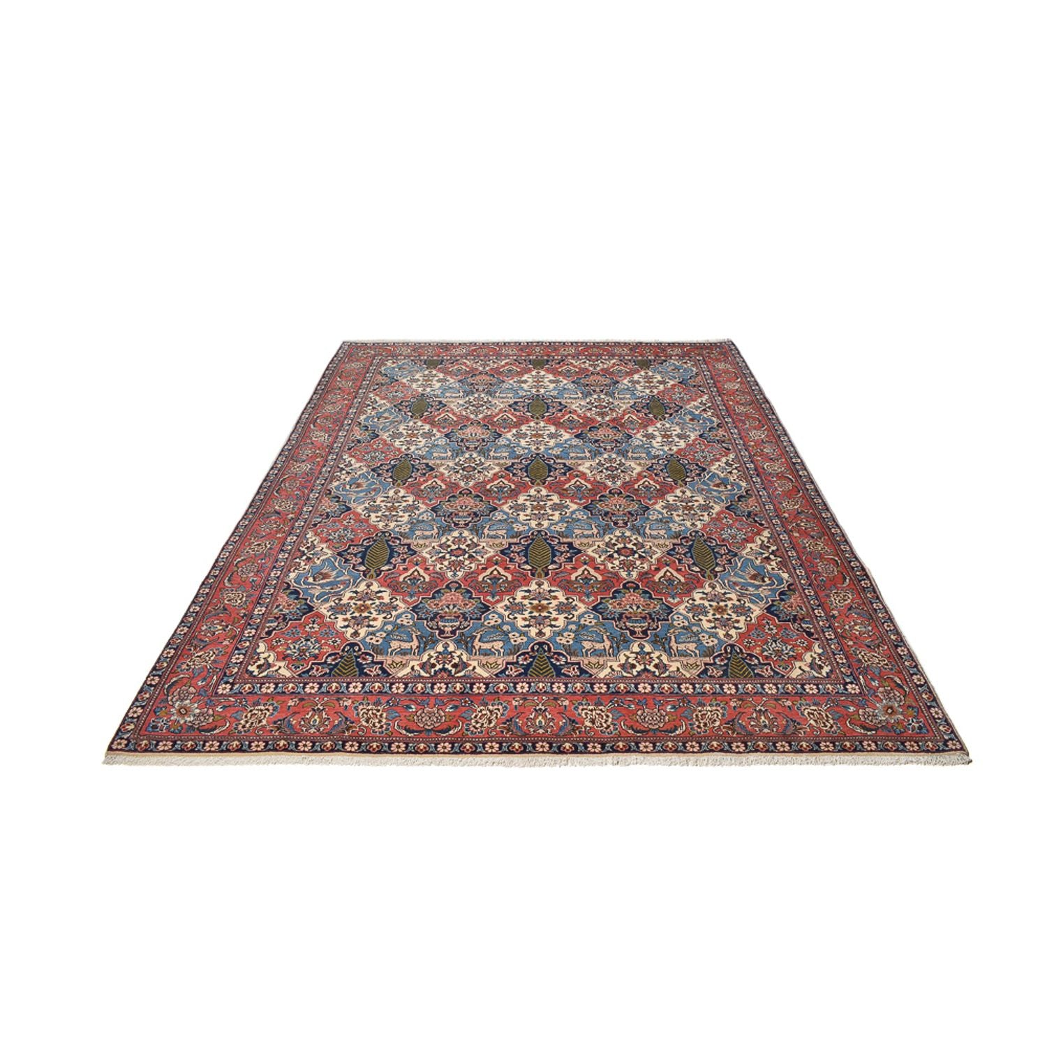 Alfombra persa - Nómada - 340 x 258 cm - multicolor