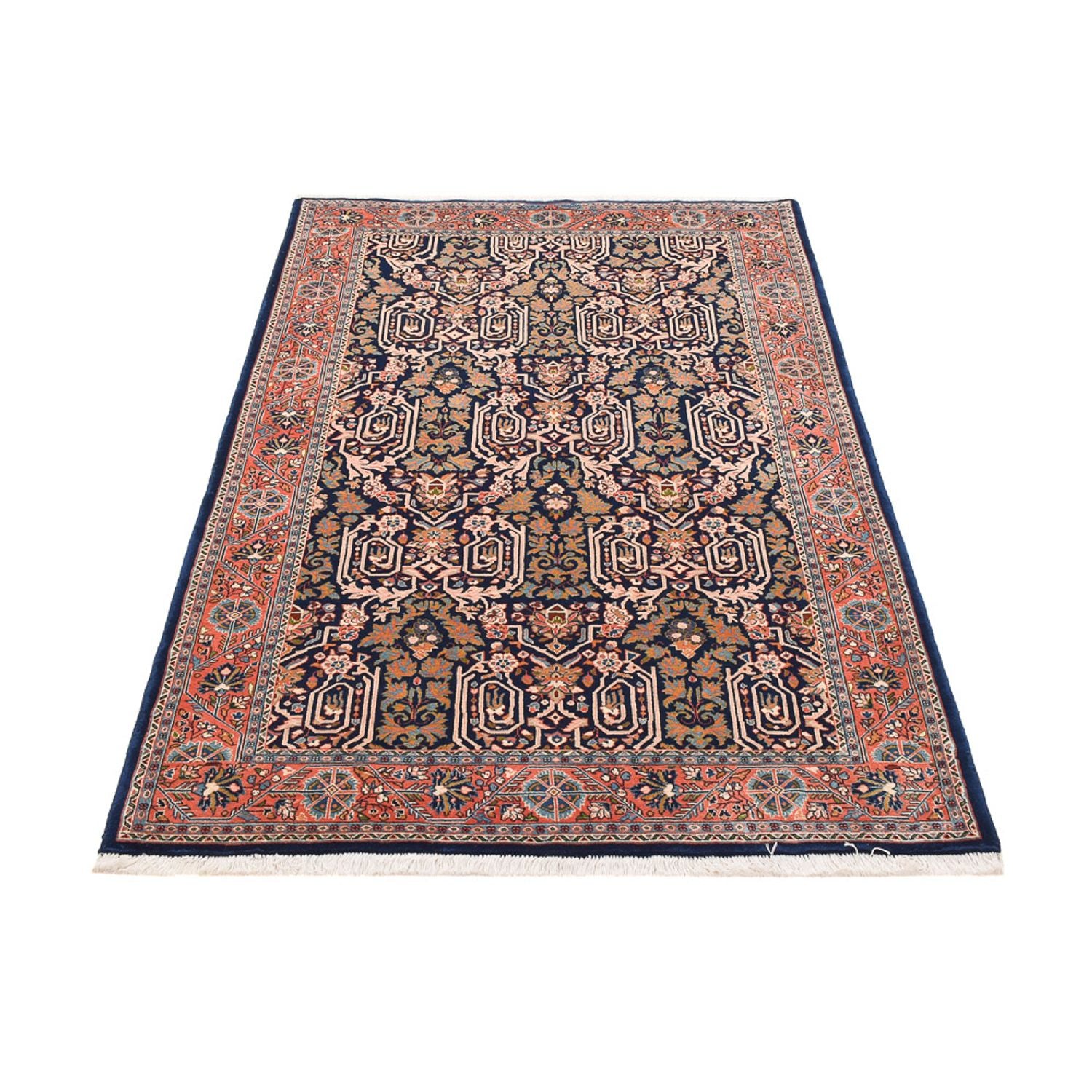 Alfombra persa - Clásica - 211 x 135 cm - rojo claro