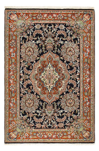 Alfombra Persa - Ghom - Royal - 208 x 137 cm - beige oscuro