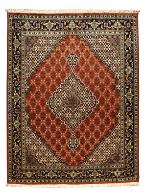 Alfombra Persa - Tabriz - Real - 194 x 153 cm - rojo