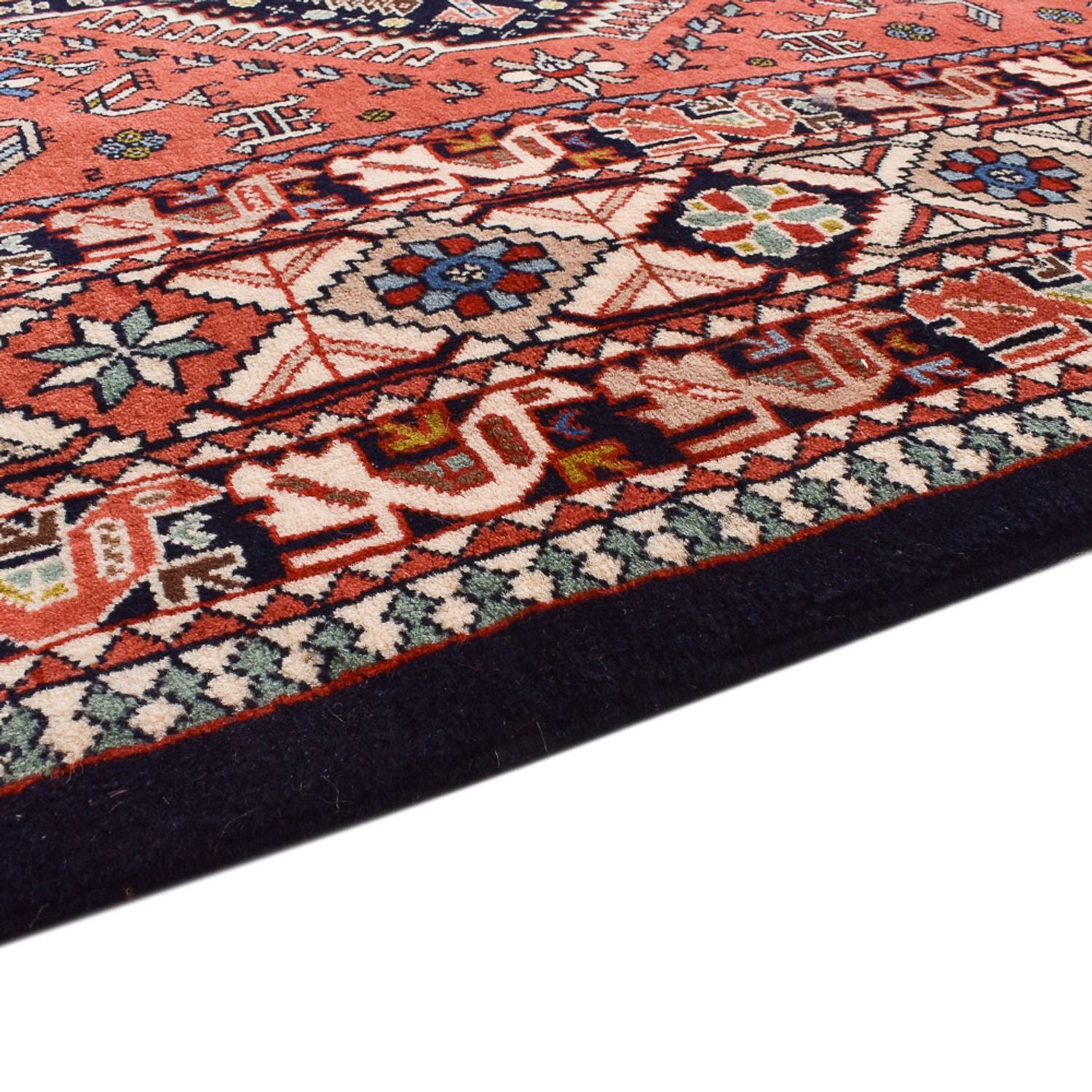 Alfombra persa - Nómada - 406 x 298 cm - rojo claro