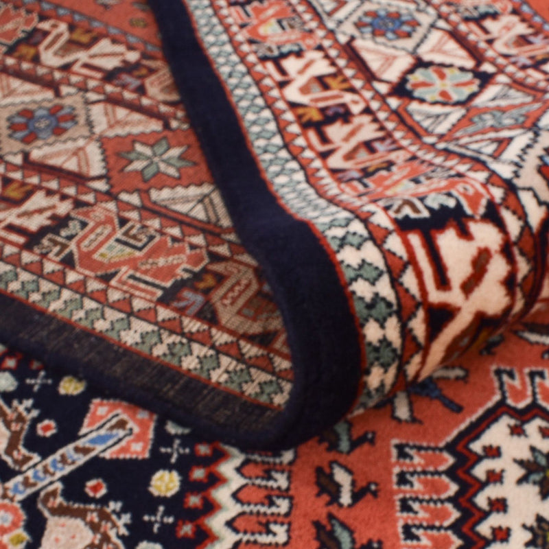Alfombra persa - Nómada - 406 x 298 cm - rojo claro