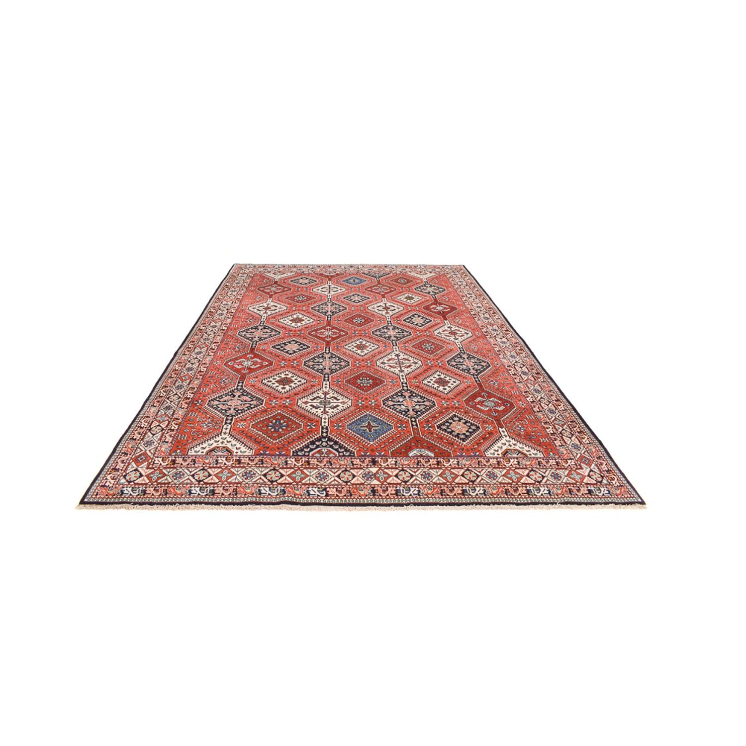 Alfombra persa - Nómada - 406 x 298 cm - rojo claro