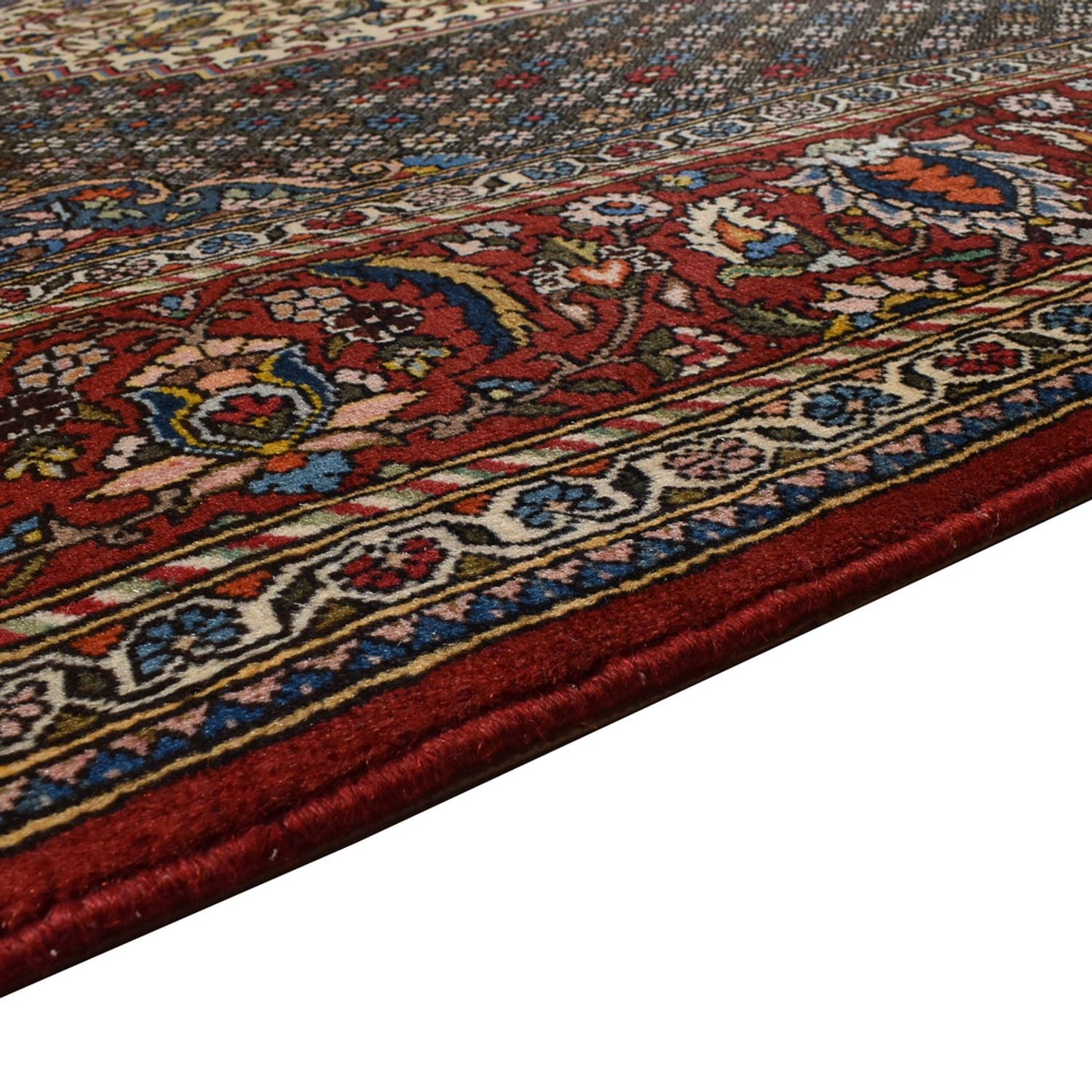 Alfombra persa - Nómada - 320 x 214 cm - azul oscuro
