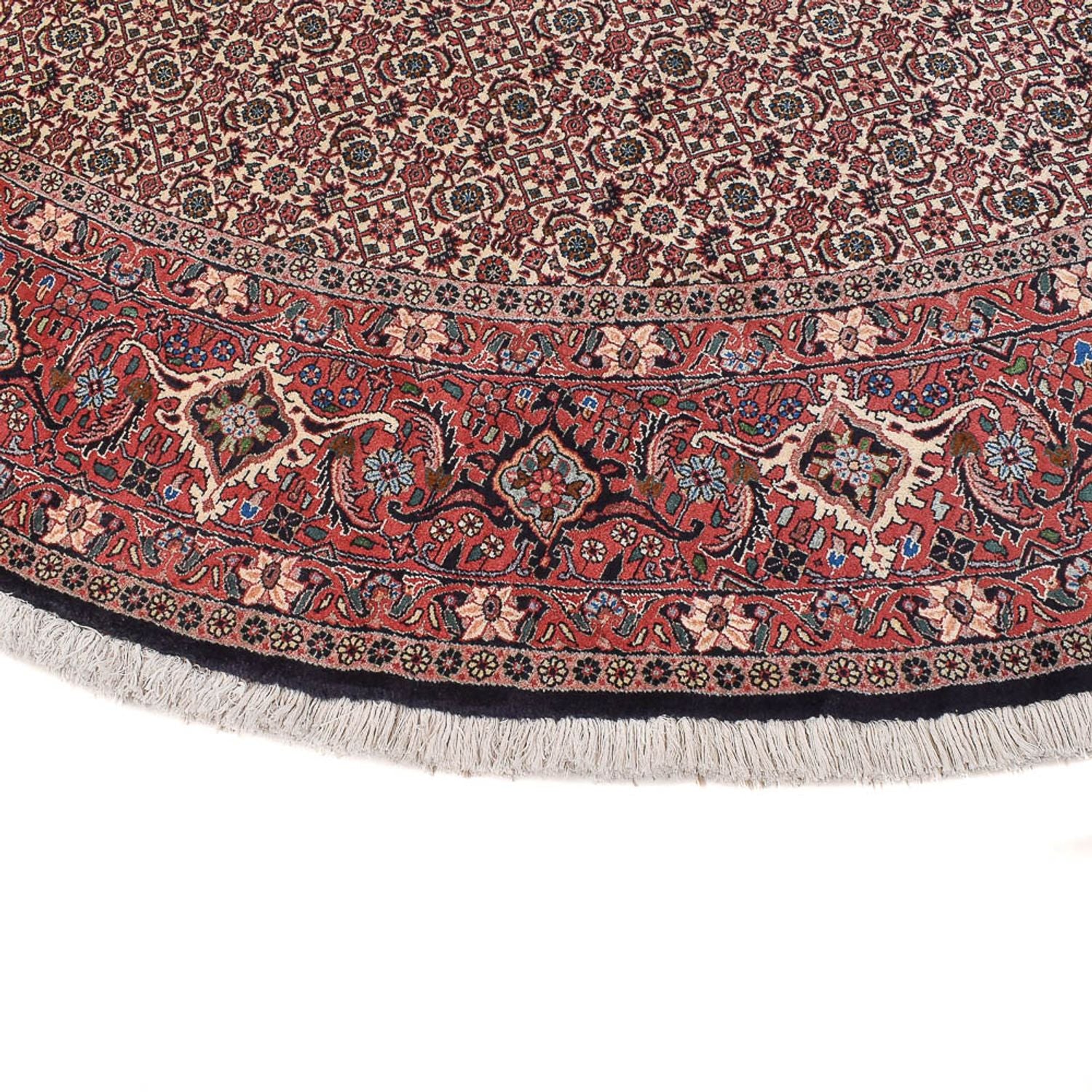 Alfombra persa - Bidjar redondo  - 300 x 300 cm - rojo claro