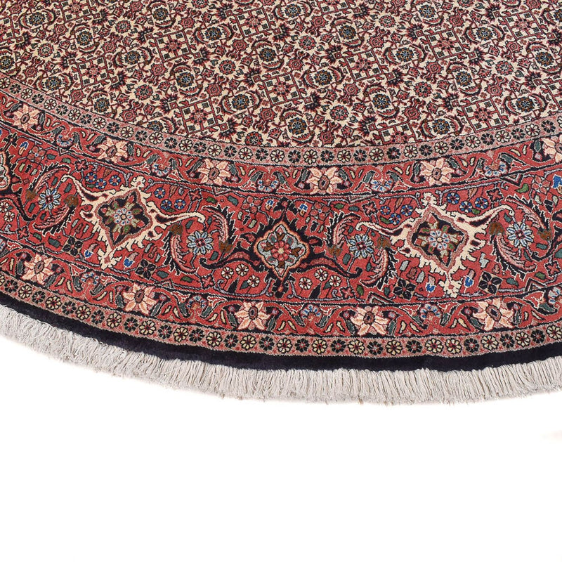 Alfombra persa - Bidjar redondo  - 300 x 300 cm - rojo claro