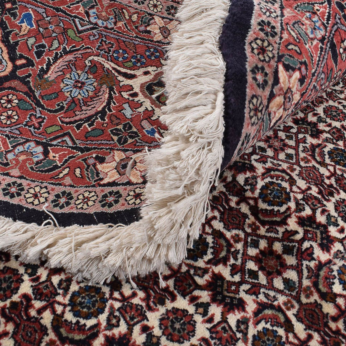 Alfombra persa - Bidjar redondo  - 300 x 300 cm - rojo claro