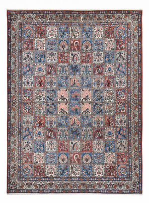 Alfombra persa - Nómada - Real - 409 x 297 cm - multicolor
