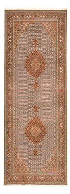 Alfombra de pasillo Alfombra Persa - Tabriz - Real - 405 x 153 cm - óxido
