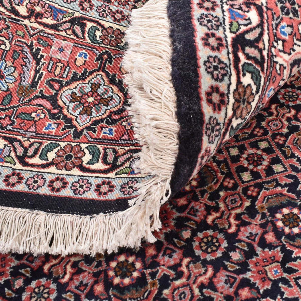 Alfombra persa - Bidjar redondo  - 200 x 200 cm - óxido