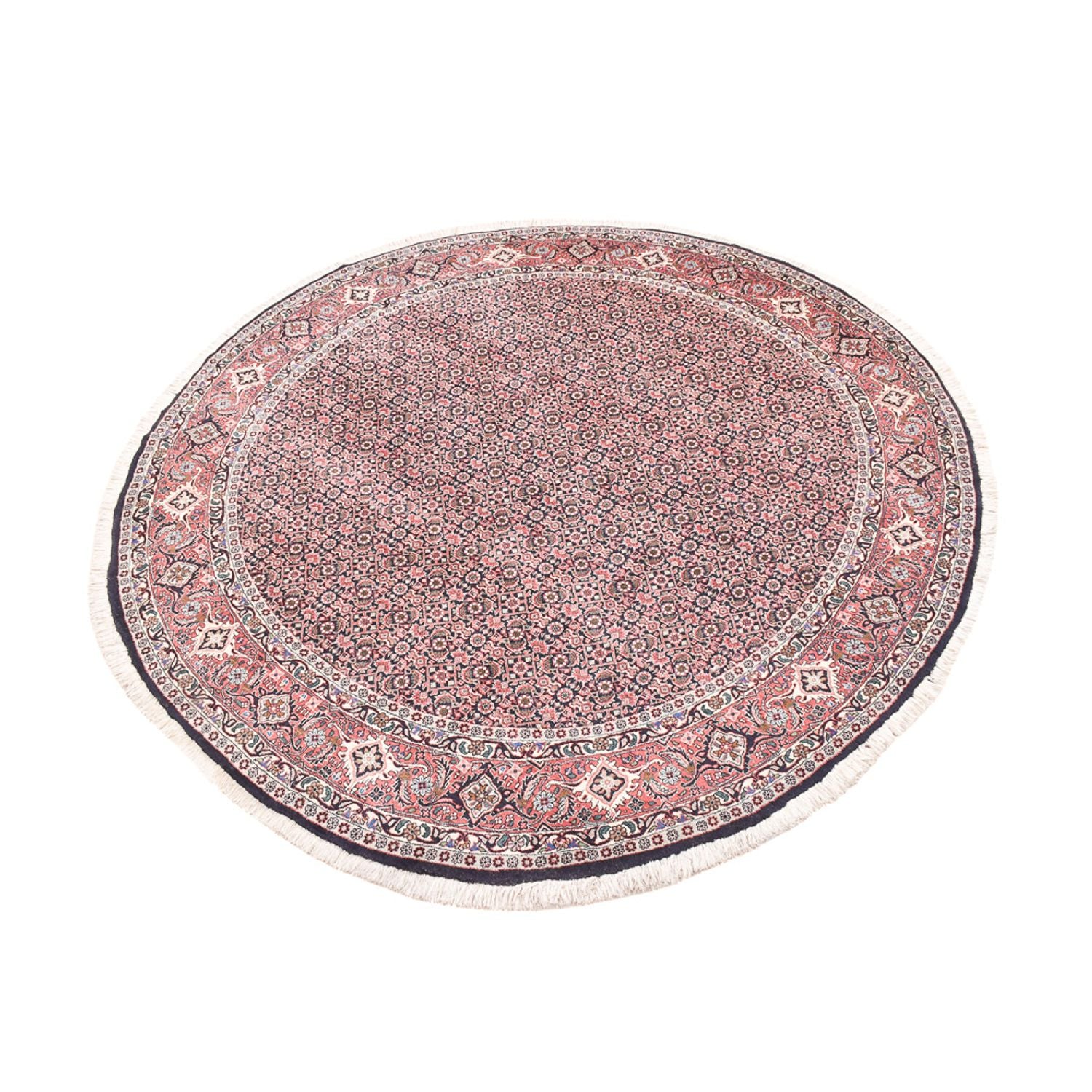 Alfombra persa - Bidjar redondo  - 200 x 200 cm - óxido