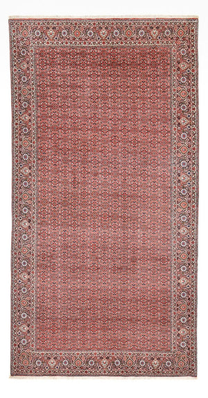 Alfombra de pasillo Alfombra persa - Bidjar - 395 x 202 cm - óxido