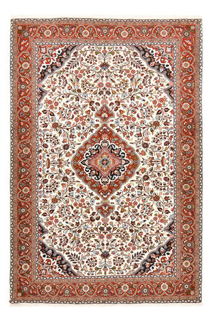 Alfombra persa - Nómada - 205 x 138 cm - crema