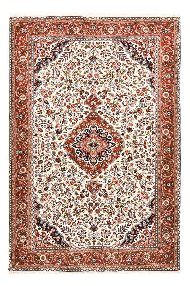 Alfombra persa - Nómada - 205 x 138 cm - crema