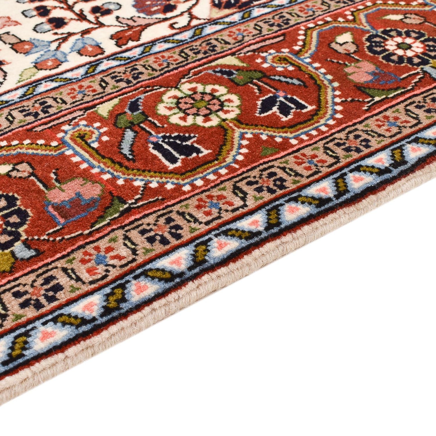 Alfombra persa - Nómada - 205 x 138 cm - crema